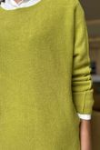 Made in Italy Conrad Body Skim Knit Jumper Olive